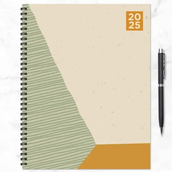 TF Publishing 2025 Large Geometric Weekly Monthly Spiral Planner {7}