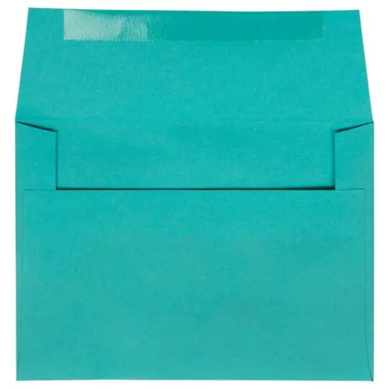 JAM Paper A6 Colored Invitation Envelopes, 50ct. Sea Blue {4}