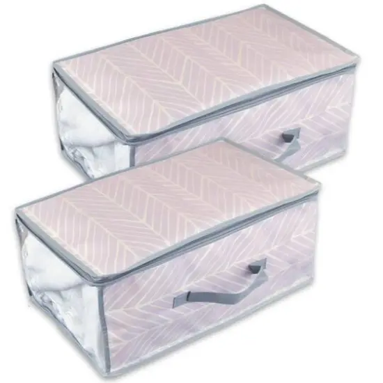 DII&reg; Chevron Sweater Soft Storage Cube, 2ct. {1}