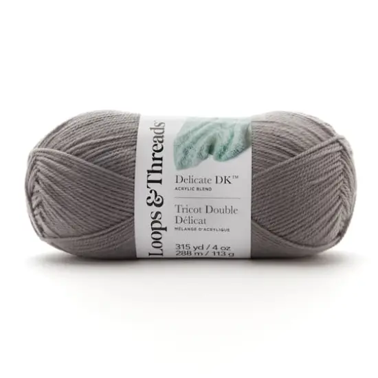 Delicate DK&trade; Yarn by Loops & Threads&reg; Gray {1}