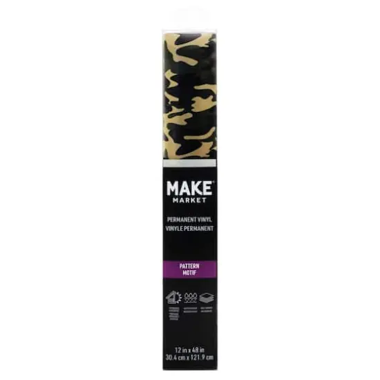 Camouflage Pattern Permanent Vinyl by Make Market&reg; {3}