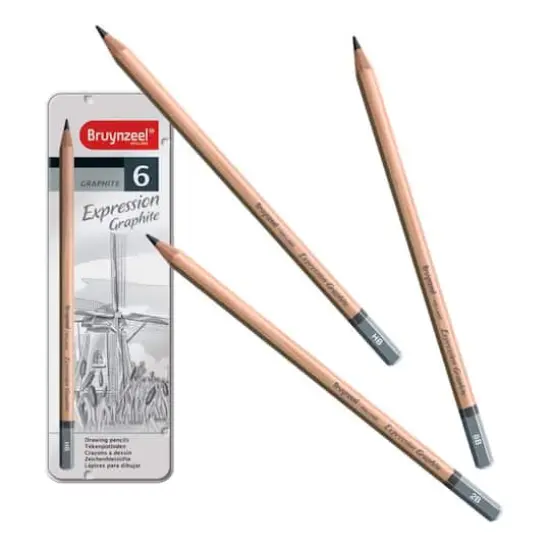 Bruynzeel&reg; Expression Graphite Pencil Set, 6ct. {1}