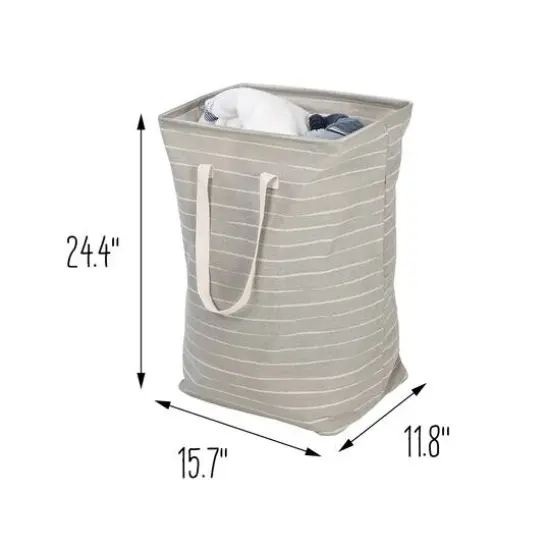 Honey Can Do Gray Collapsible Fabric Laundry Baskets, 2ct. {4}