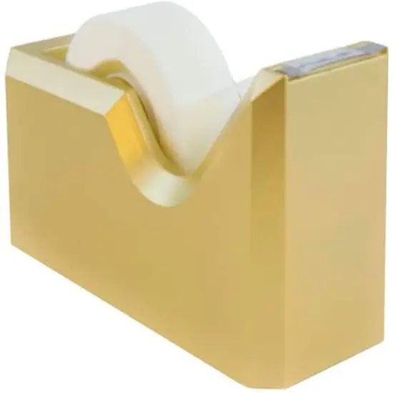 JAM Paper Stapler, Tape Dispenser & Pen Holder Trio Kit Gold {5}