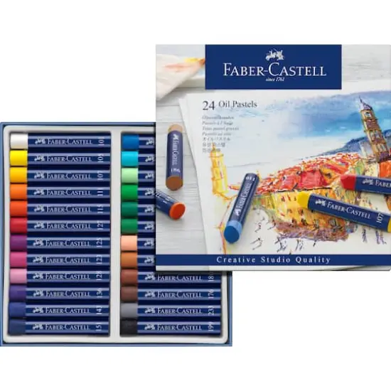 Faber-Castell&reg; Oil Pastels 24 Color Set  {1}