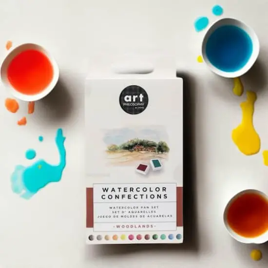 Prima&reg; Watercolor Confections Woodlands Watercolor Pans {2}