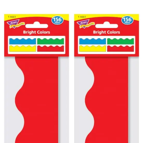 Trend Enterprises&reg; Terrific Trimmers&reg; Bright Colors Border Variety Pack, 312ft. {1}