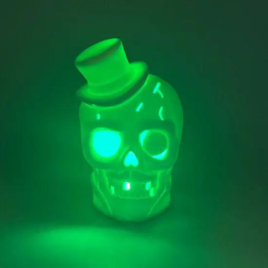 7.75" DIY Ceramic LED Gentleman Skull D&eacute;cor by Make Market&reg; {3}