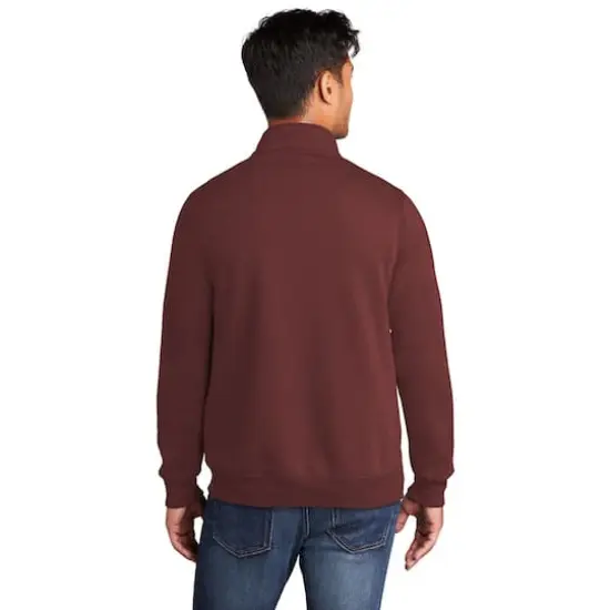 Port & Company&reg; Core Fleece 1/4 Zip Pullover Sweatshirt Maroon {6}