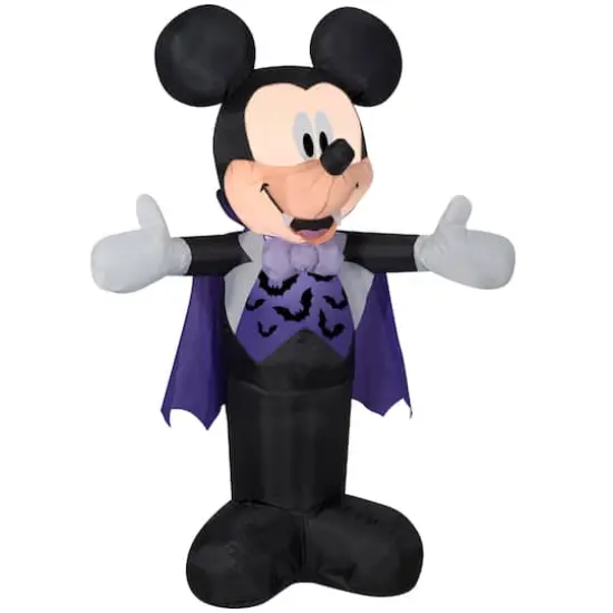3.5ft. Airblown&reg; Inflatable Disney Mickey in Vampire Costume {1}