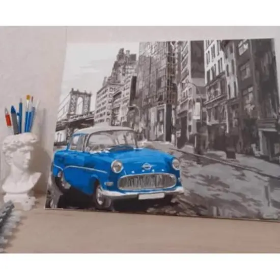 Crafting Spark New York Bridge Painting by Numbers Kit {6}