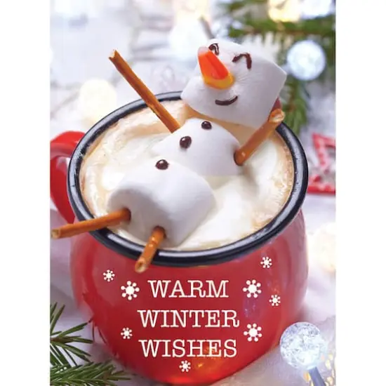 JAM Paper Cup of Cocoa Home for the Holidays Card Set {1}