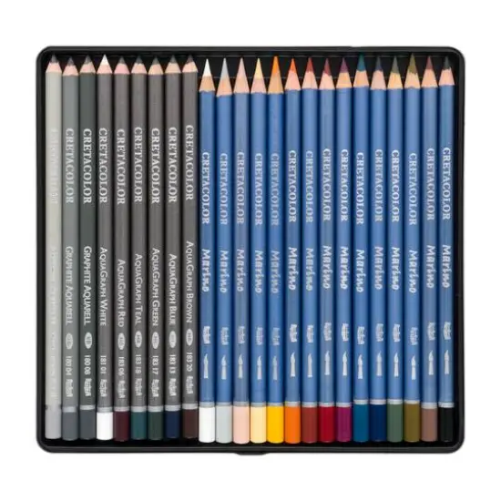Cretacolor&reg; The Aquarino Box Watercolor Drawing 24-Piece Set {1}