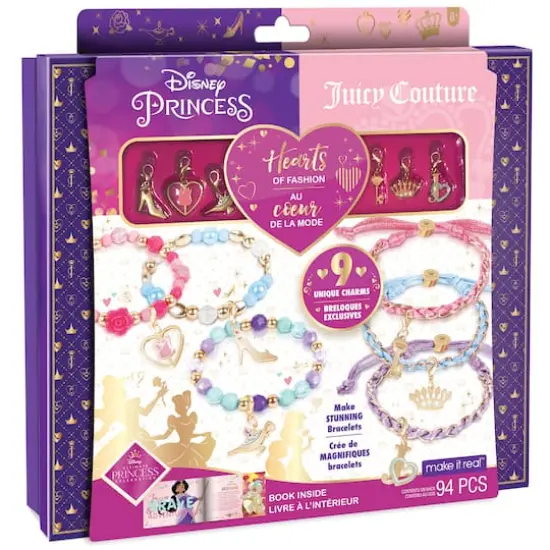 Make It Real Disney Princess x Juicy Couture Hearts of Fashion Bracelet Kit {1}