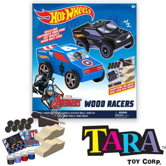 Tara Toys&trade; Marvel&reg; Avengers Hot Wheels DIY Wood Car Racers {5}