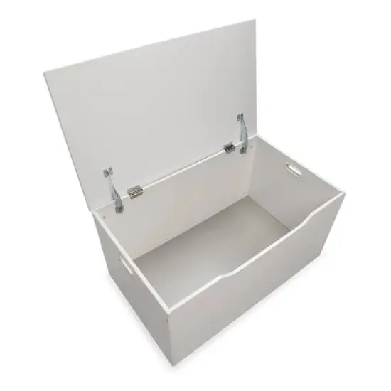 Badger Basket White Flat Bench Top Toy & Storage Box {7}