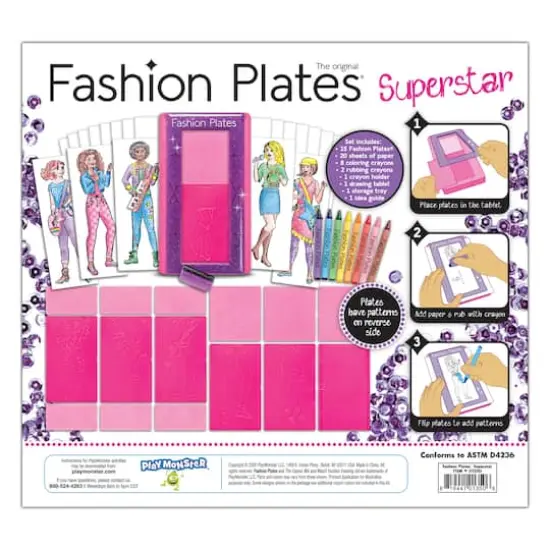 Fashion Plates Super Star Drawing Set {3}