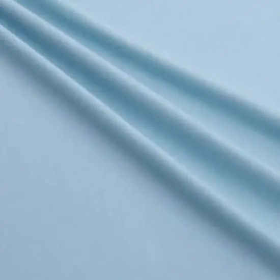 Fabric Merchants Solid Cotton Spandex Fabric Light Blue {1}