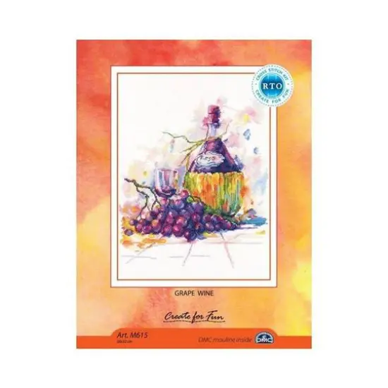 RTO Grape Wine Cross Stitch Kit {3}