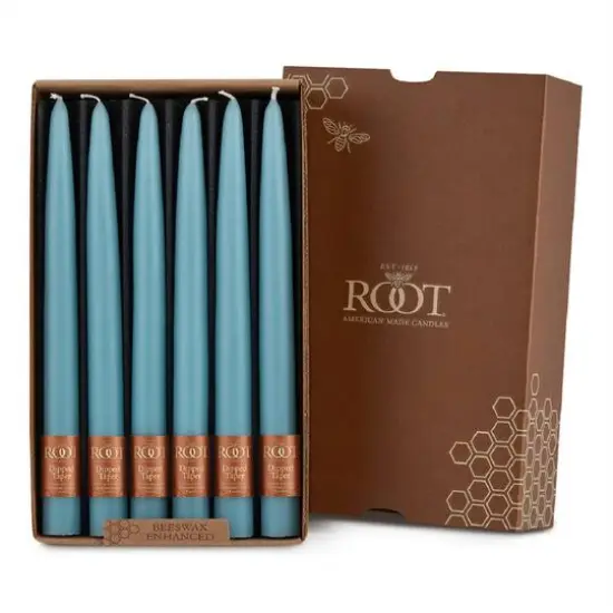 Root Candles 9" Unscented Taper Candles, 12ct. Stone {2}