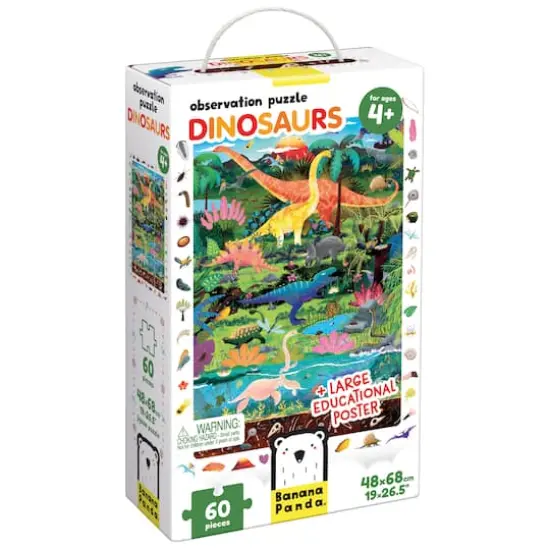Banana Panda Observation Puzzle Dinosaurs {1}