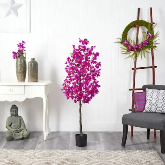 5ft. Bougainvillea Artificial Tree {5}
