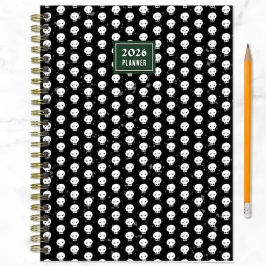 2026 Skulls & Spells Medium Weekly Monthly Planner {7}