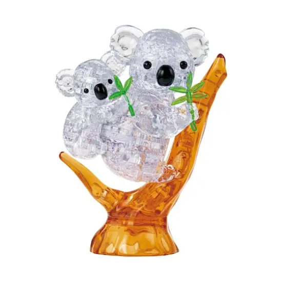 3D Crystal Puzzle - Koala and Baby: 60 Pcs {1}