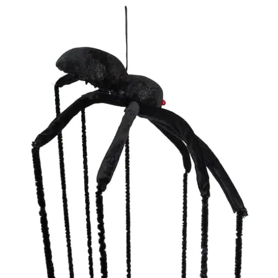 6ft. Black Long Legged Spider Halloween Decoration {5}