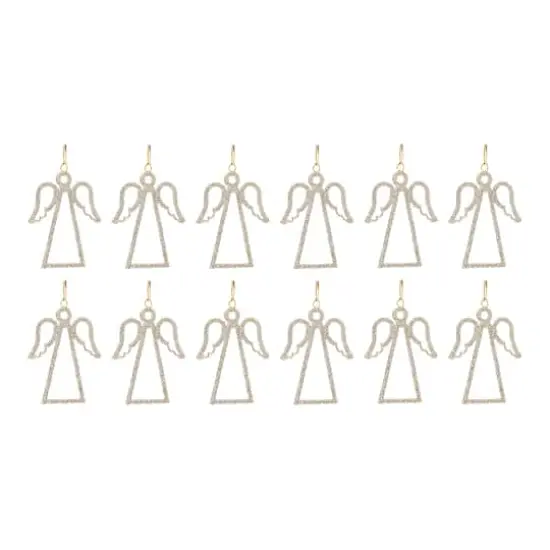 12ct. Jeweled Angel Outline Ornament {1}