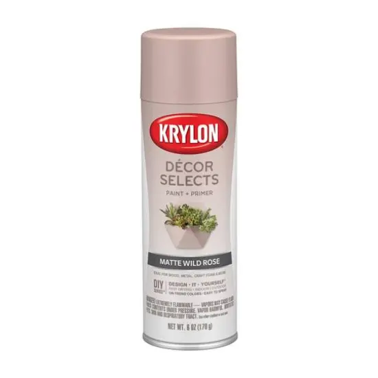 Krylon&reg; D&eacute;cor Selects Matte Paint & Primer Black {2}