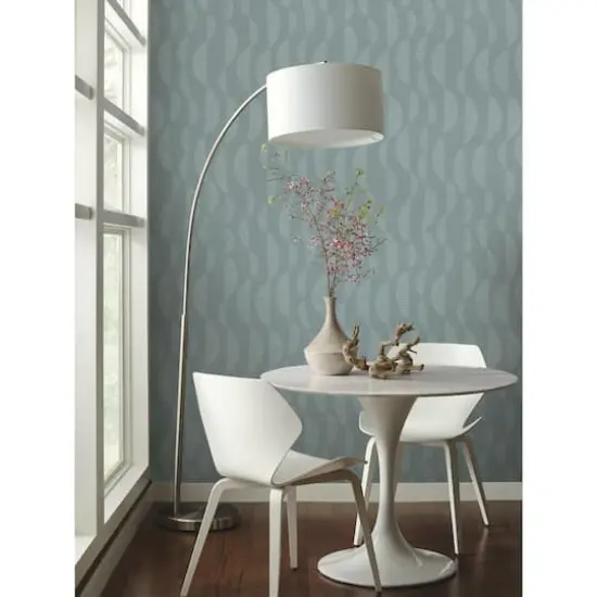 RoomMates Seychelles Wave Peel & Stick Wallpaper Blue {4}