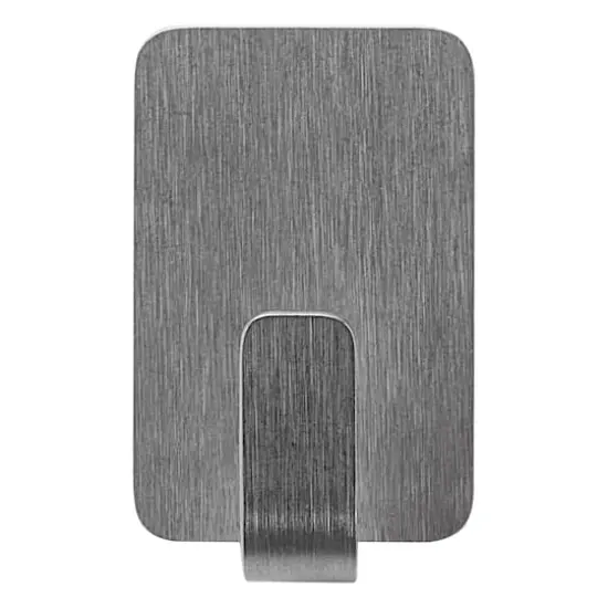 Command&trade; Small Decorative Metal Hooks, Stainless Steel {6}