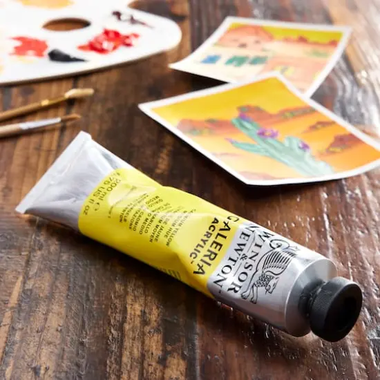 Winsor & Newton&trade; Galeria Acrylic&trade;, 200mL Cadmium Yellow Medium Hue {7}