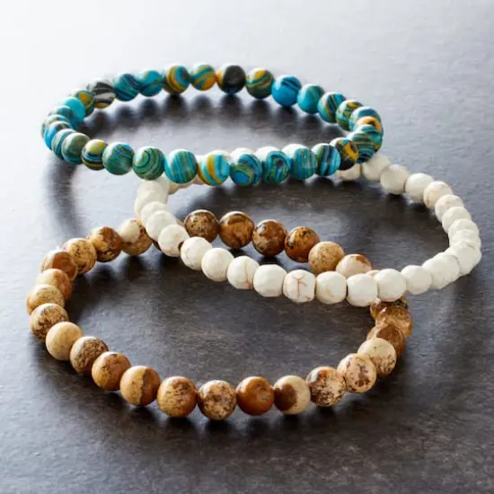 Signature Color Shop Azur Malachite Bracelets By Bead Landing™ {3}