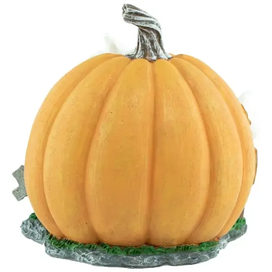7" LED Lighted Pumpkin Village Halloween Decoration {6}