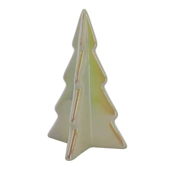 7.25" Iridescent Ceramic Tree Tabletop D&eacute;cor by Ashland&reg; White {4}