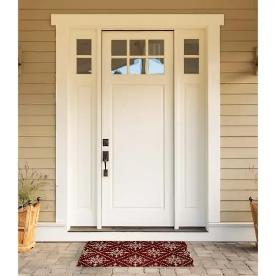 DII&reg; Snowflake Lattice Doormat {3}