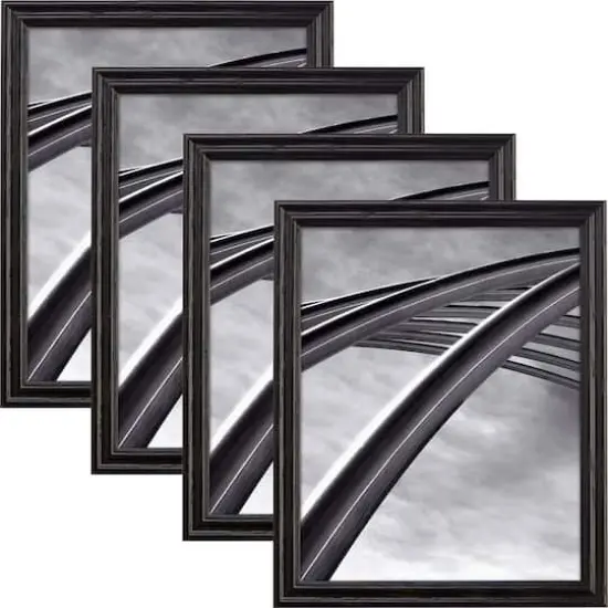 4 Pack Craig Frames Wiltshire 200 Ebony Picture Frame {10}