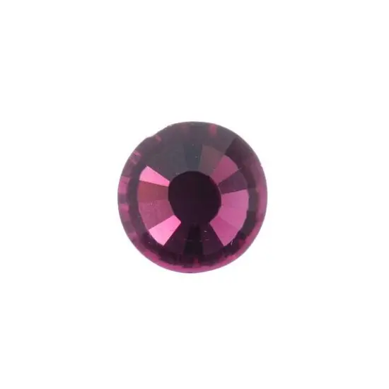 John Bead Crystal Lane SS30 Glass Round Flatback Rhinestones, 288ct. Fuchsia Pink {3}