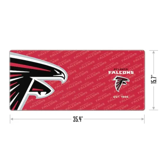 Logo Series Desk Pad Atlanta Falcons {4}