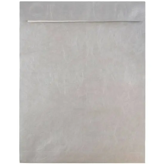 JAM Paper 10" x 13" Tyvek Tear-Proof Open End Catalog Envelopes, 25ct. Silver {1}
