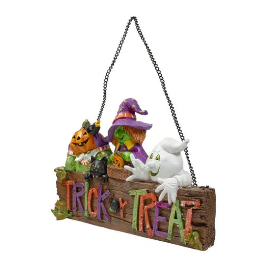 13.5" Trick Or Treat Halloween Characters Hanging Decoration {4}