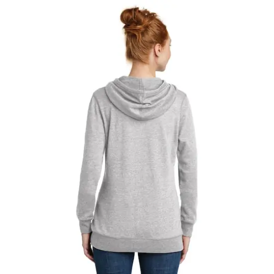 District&reg; Women's Lightweight Fleece Hoodie Heathered Grey {6}