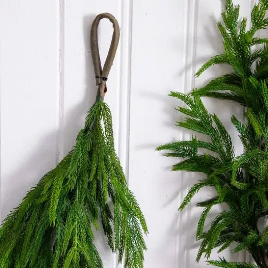 15ft. Artificial Real Touch Norfolk Island Pine Garland with Natural Look {5}