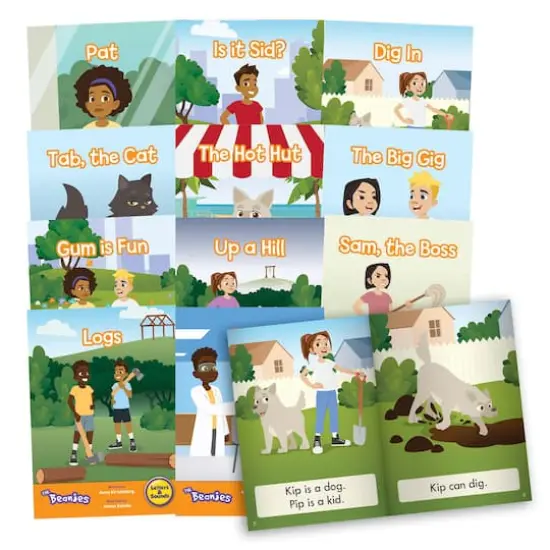 Junior Learning The Beanies Phase 2 Reader Set {1}