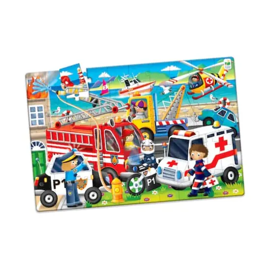 Jumbo Floor Puzzle - Emergency Rescue: 50 Pcs {3}