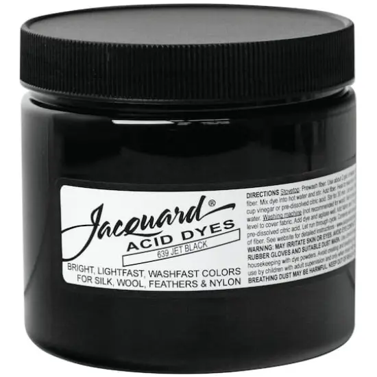 Jacquard&reg; Acid Dye, 8oz. Jet Black {1}