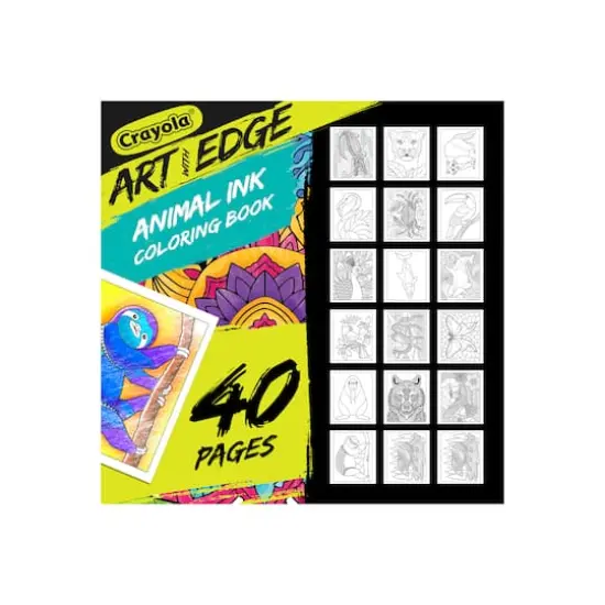 Crayola&reg; Art With Edge Animal Ink Coloring Book {4}