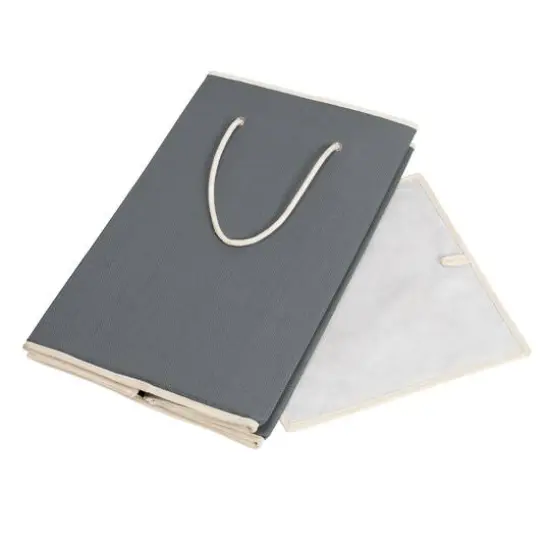 Honey Can Do Gray Large Square Hamper {8}